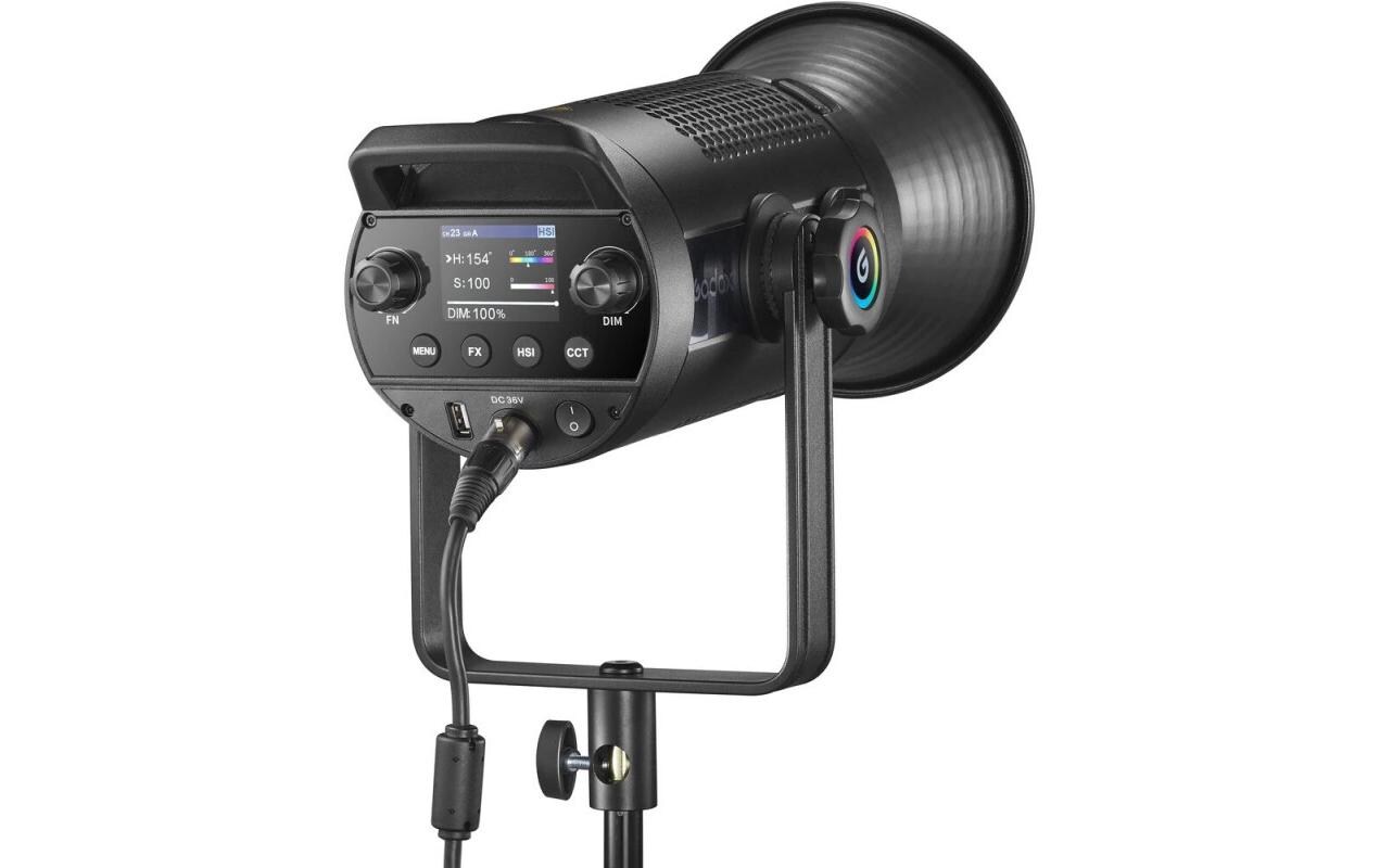 SZ150R RGB LED Licht Bi-Color Zoombar<br>Leistungsstarke RGB- und Bi-Color-LED-Videoleuchte mit Zoomfunktion