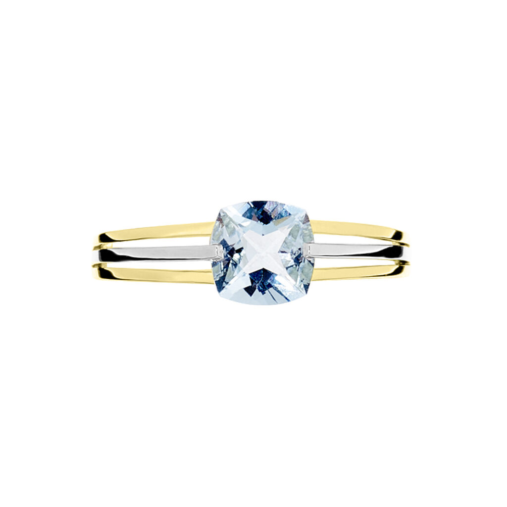 Bague Sidoine Or Bicolore Topaze