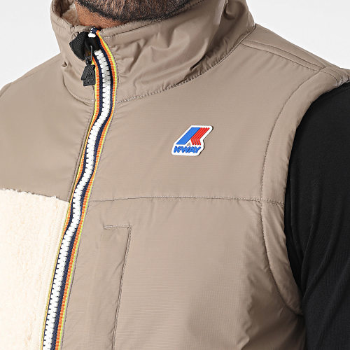 Veste Zippée Sans Manches Le Vrai 3.0 Neize Orsetto K7115VW Beige Taupe