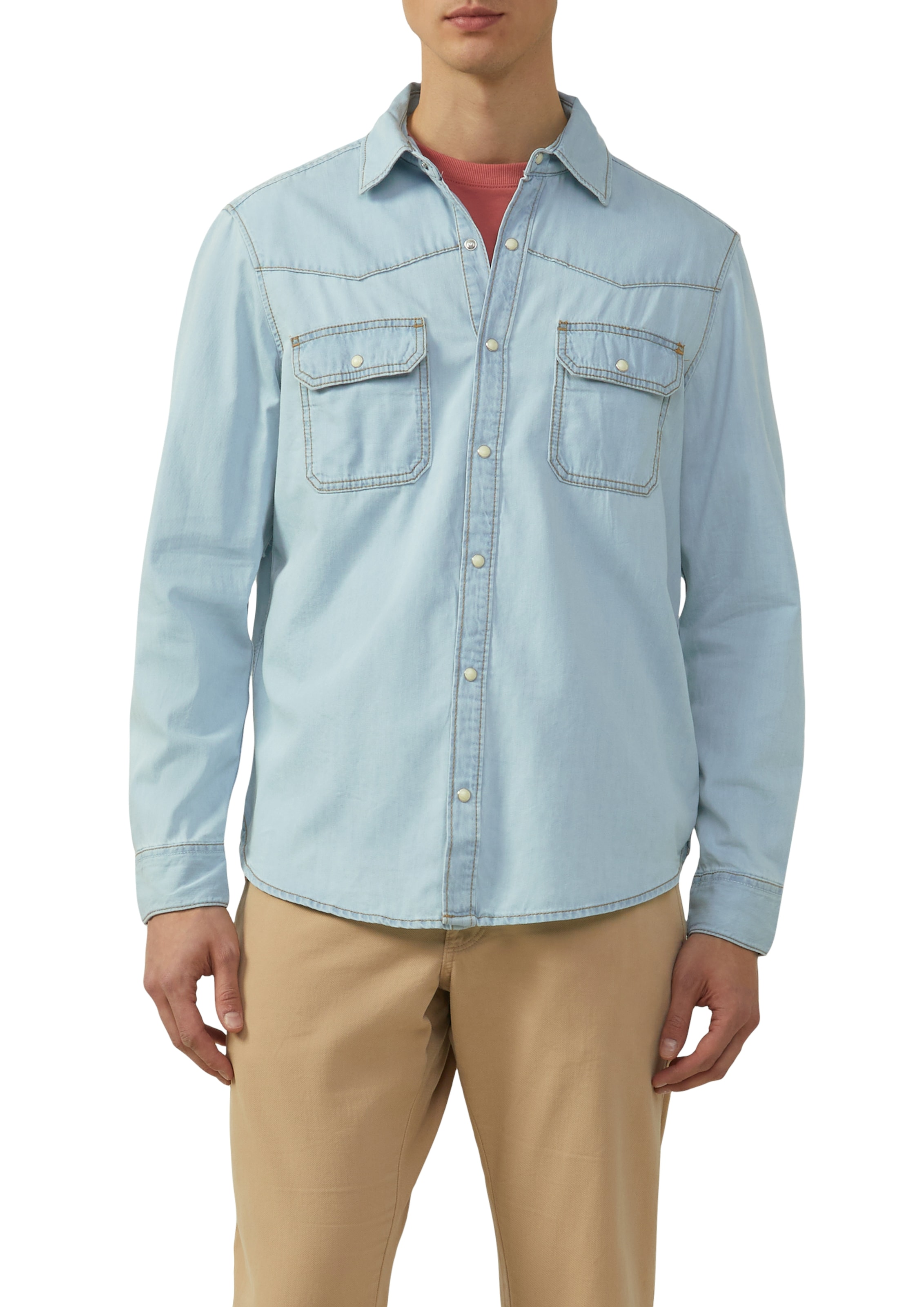 s.Oliver Jeanshemd , im Western-Stil