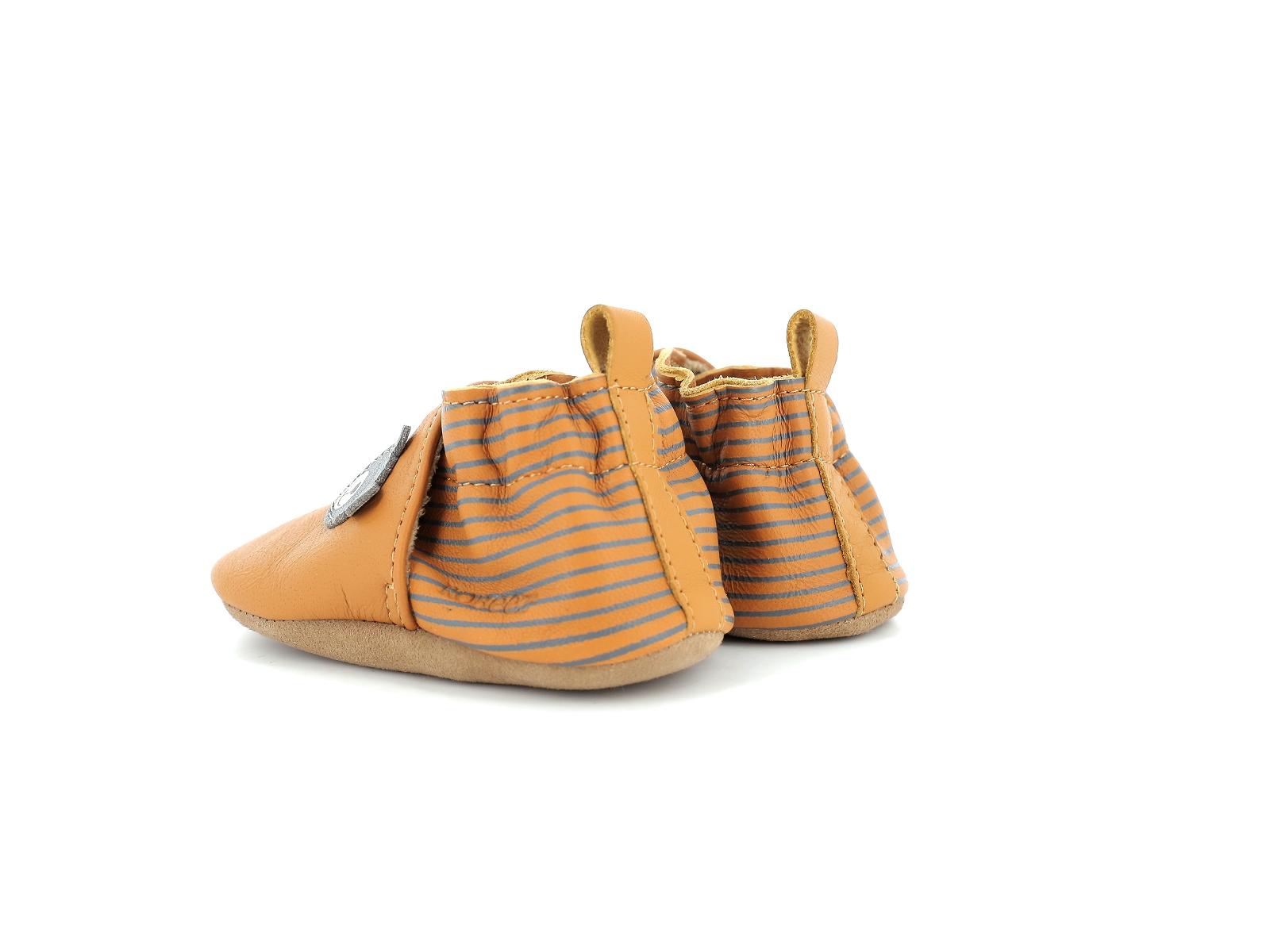 Robeez-DOUBEAR Cuir Camel
