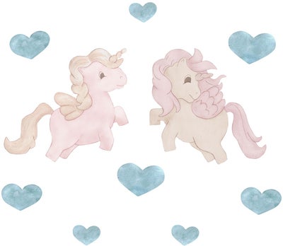 That's Mine Veggklistremerker Unicorn Twins, Rose