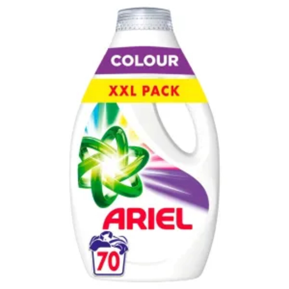 4x Ariel Wasmiddel Color 70 Wasbeurten 2,45 liter