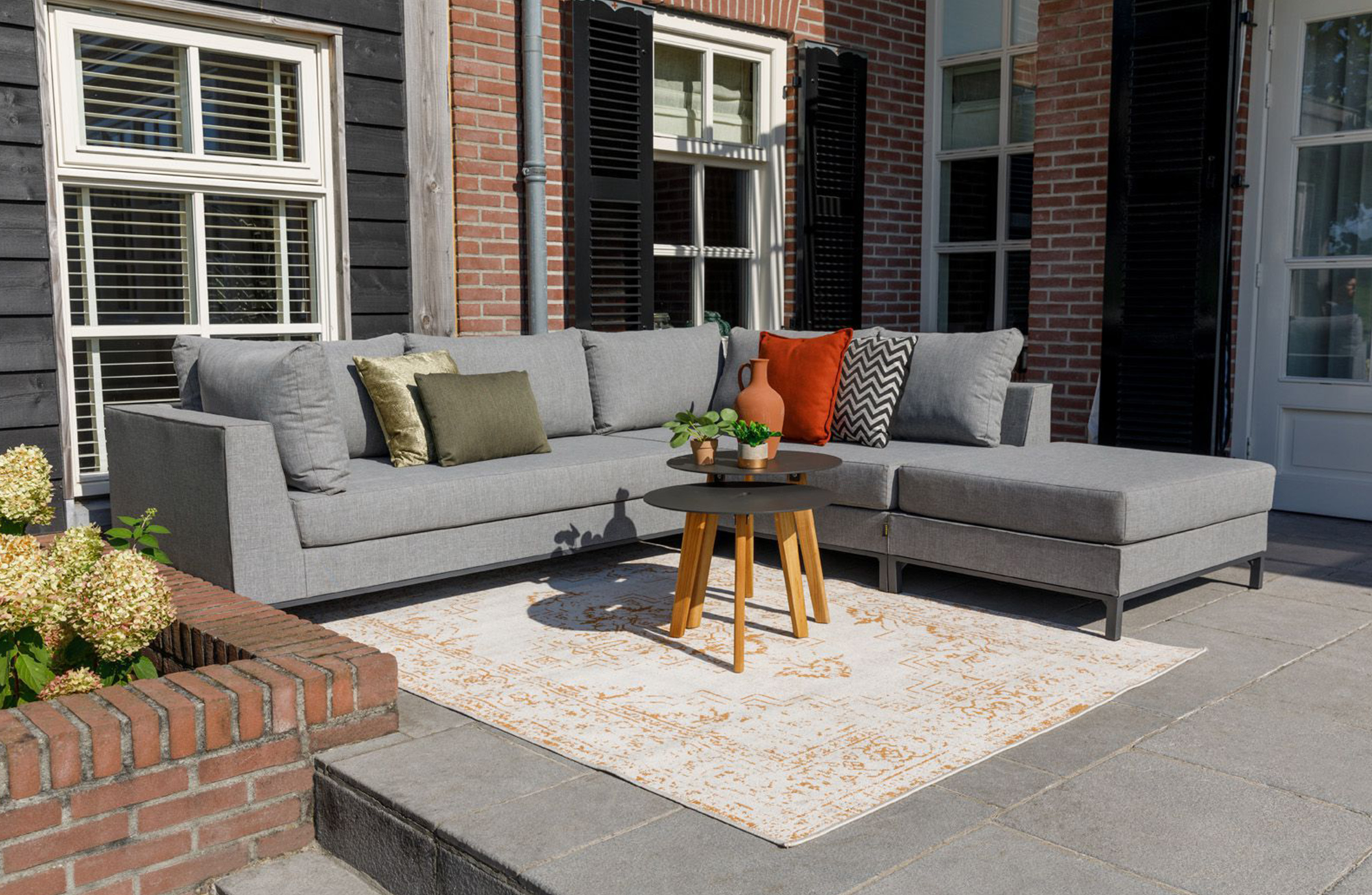 Loungeset Sicilië rechts - Taupe