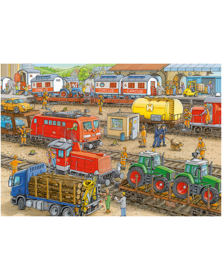 Puzzle TRUBEL AM BAHNHOF 2x24-teilig