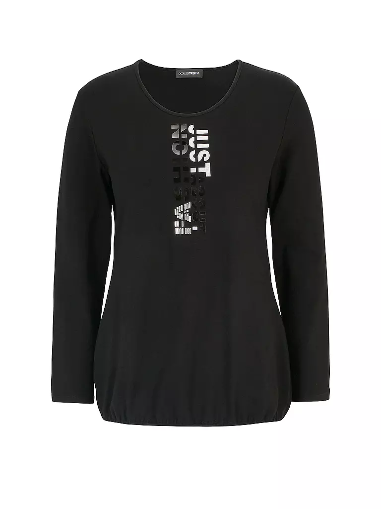 DORIS STREICH Langarmshirt  schwarz
