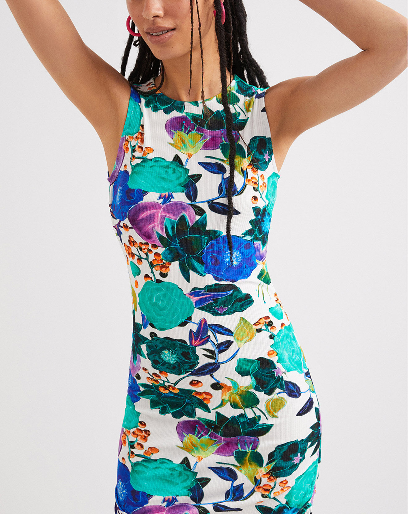 Desigual Robe Edwina bleue