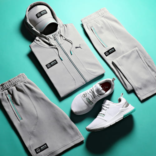 Short Jogging Mercedes AMG Petronas 538474 Beige Foncé