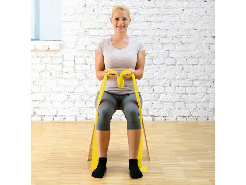 SISSEL Fitband Essential 15 cm x 2.5 m gelb Widerstandsband