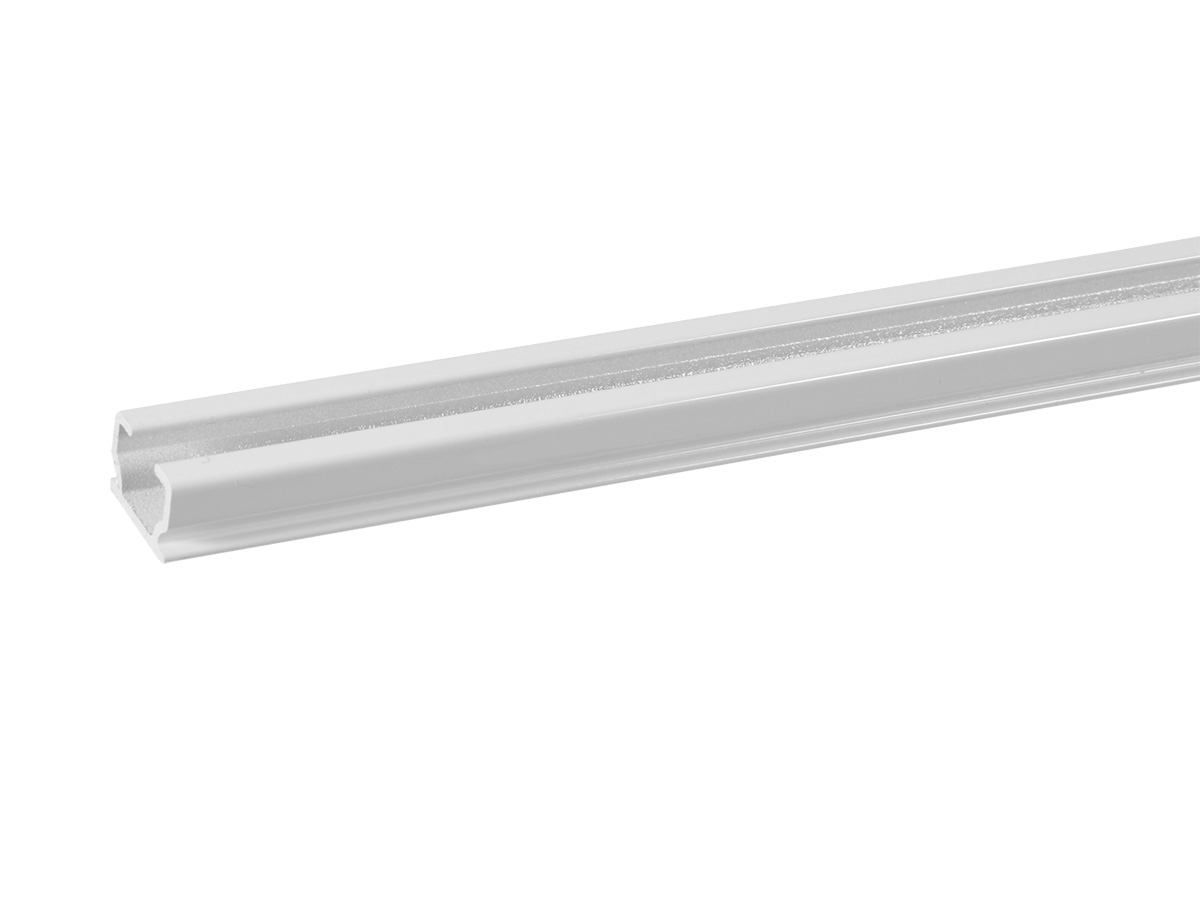 Gordijnrail met runners 150 cm - white