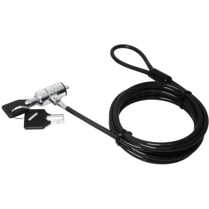 DLH CABLE DE SECURITE ANTIVOL A CLE POUR ORDINATEUR PORTABLE