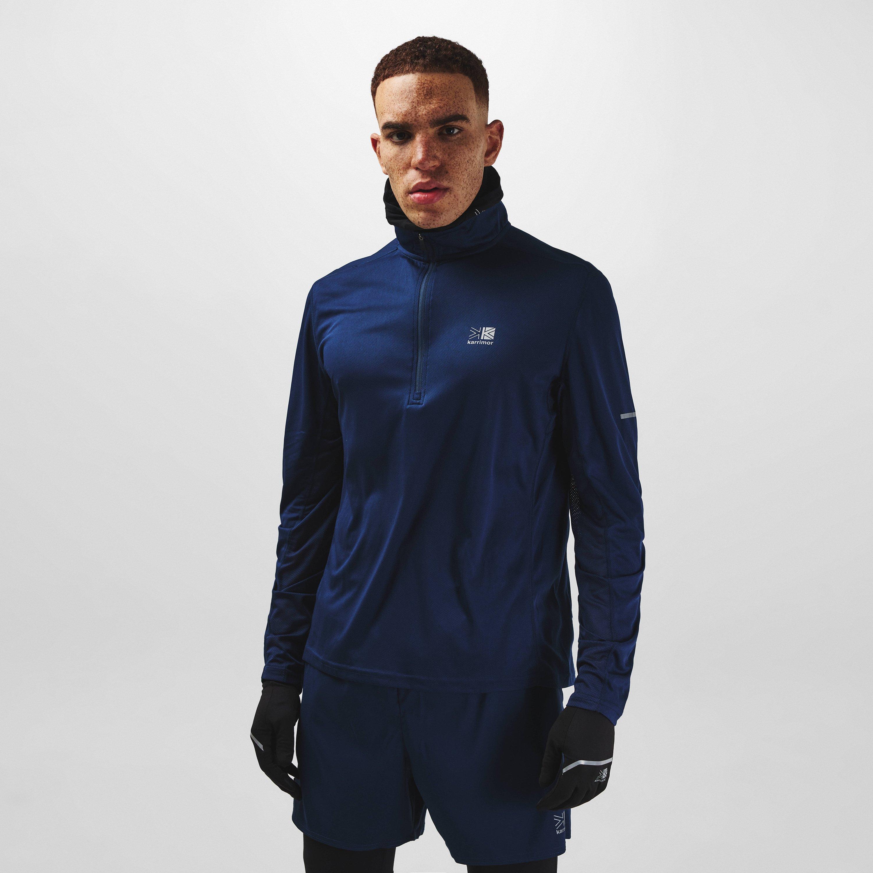 Karrimor Long SleevequarterZip Top Mens