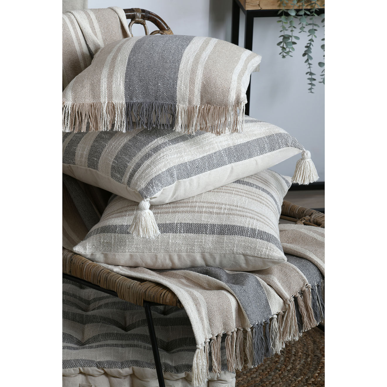 Stof Coussin Connor ficelle - 45x45 cm