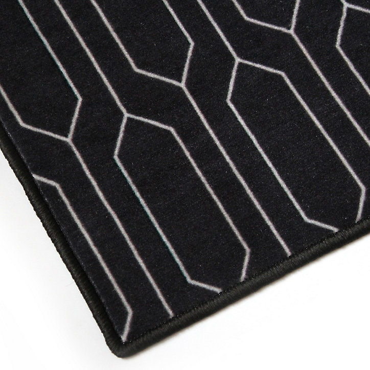 Tapis rectangle Bromberg GoodHome gris L.120 x l.80 x ep.0,5 cm