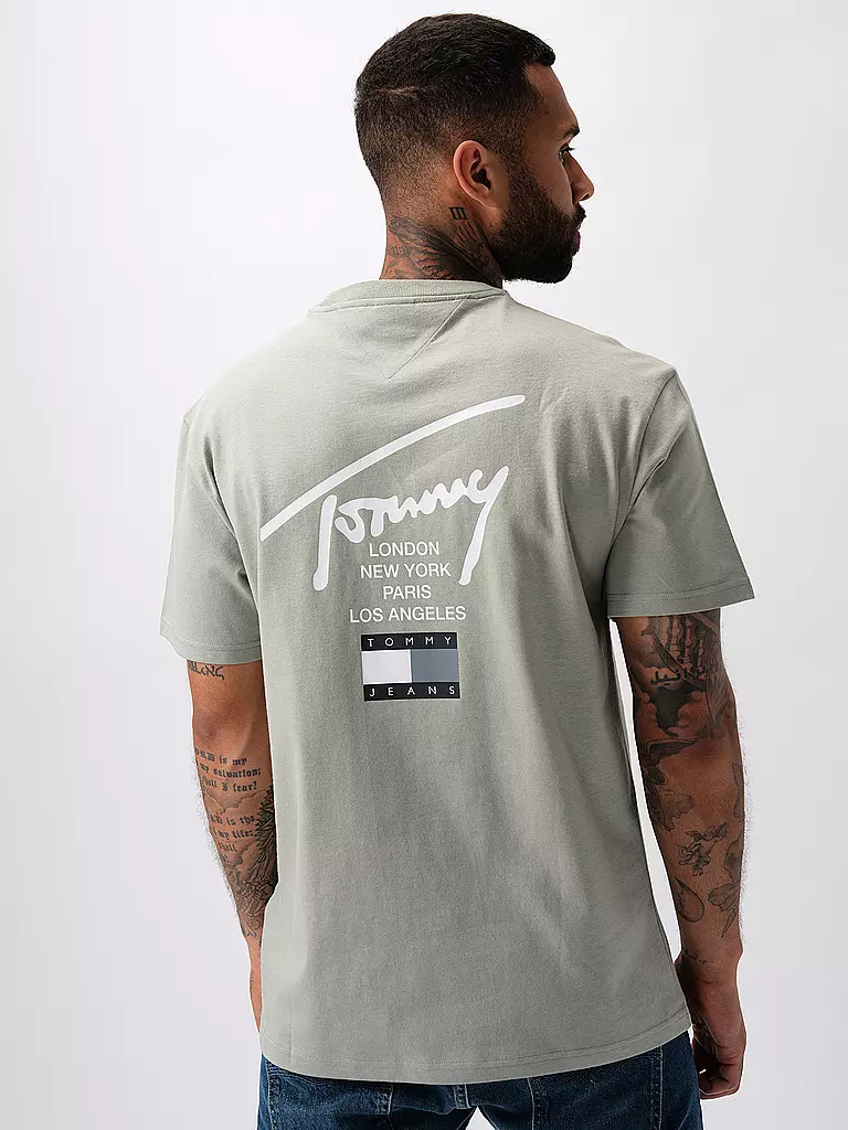 TOMMY JEANS T-Shirt grau