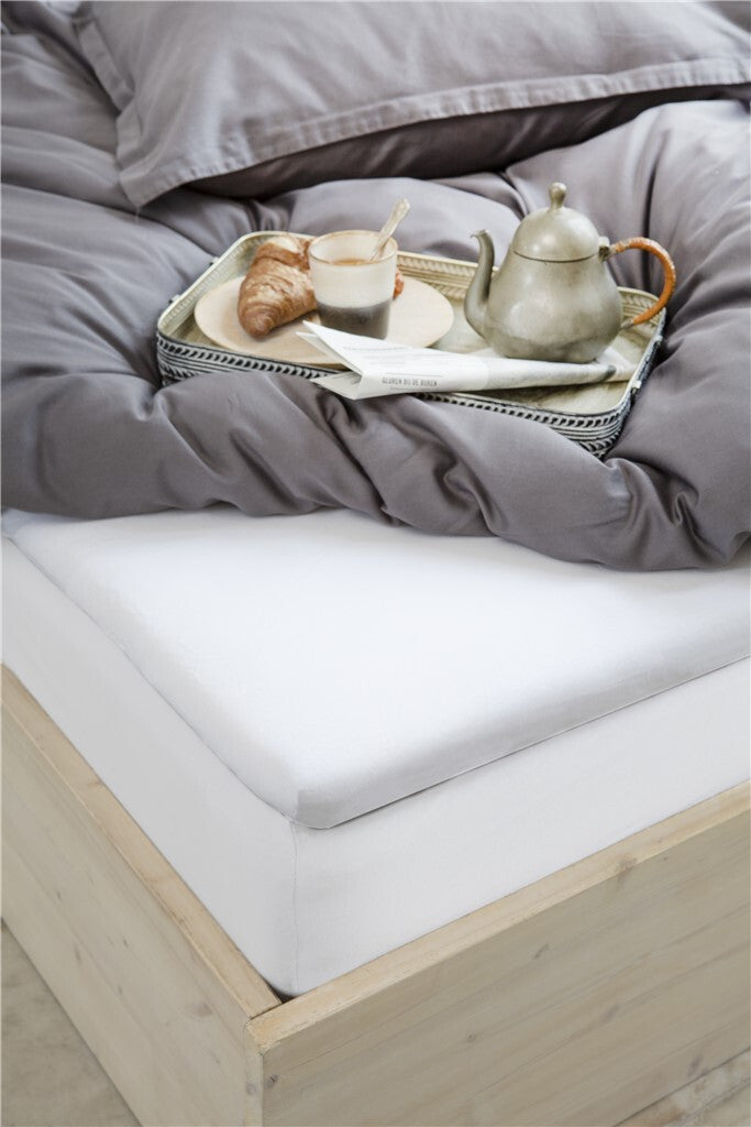 Walra - Hoeslaken Crispy Cotton Topper - 140x200 - Wit