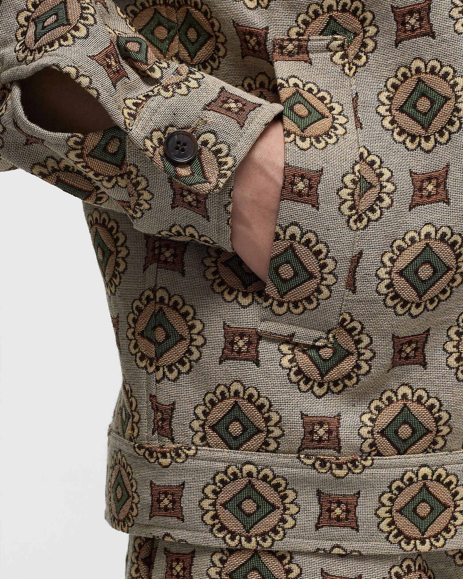Os dois casacos Nash Jacquard