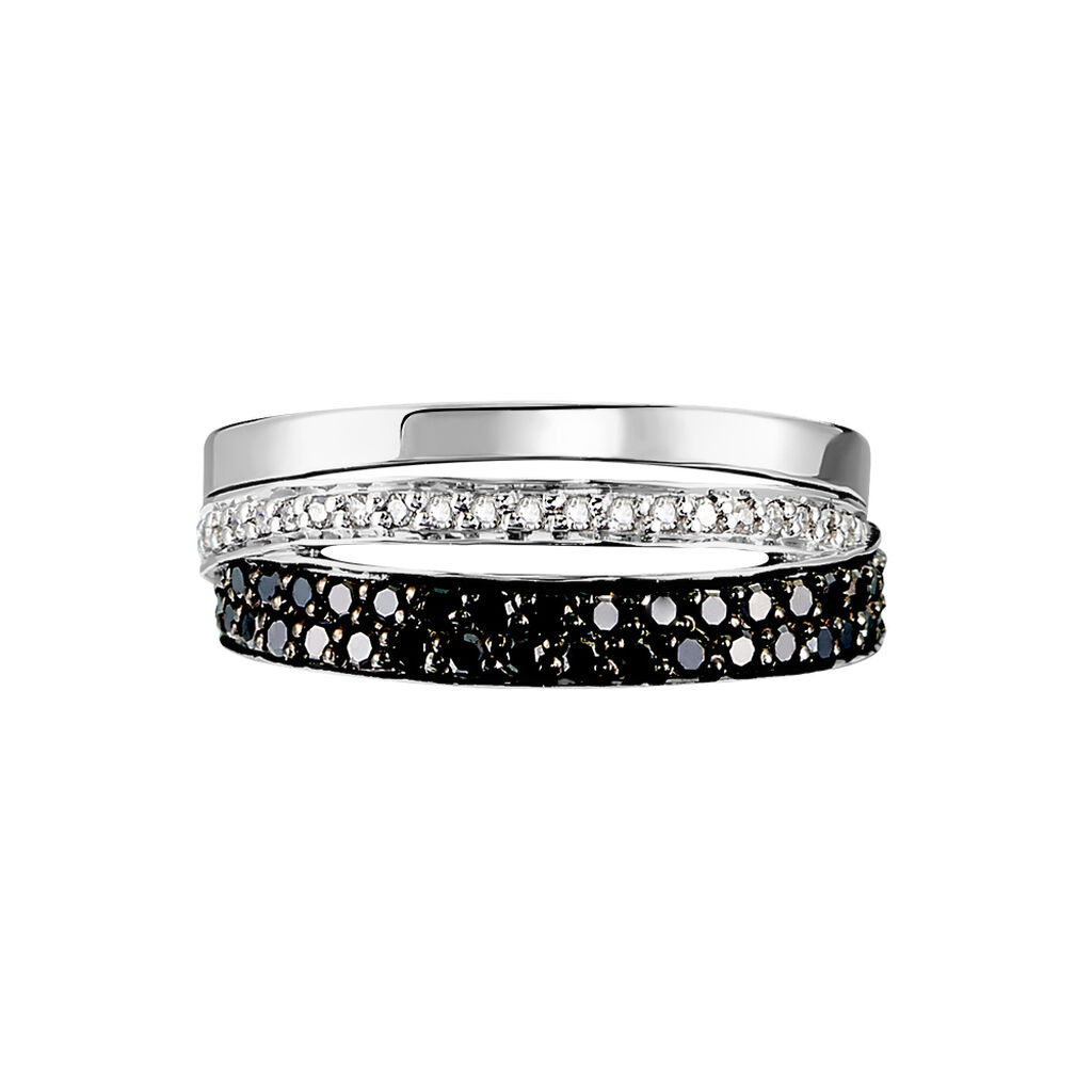 Bague Virginie Or Blanc Diamant