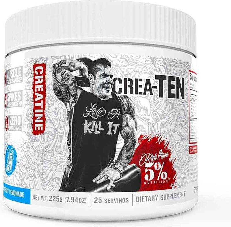 5% Nutrition - CREA-TEN - Sportdrank - Creatine Mix - 10 Soorten