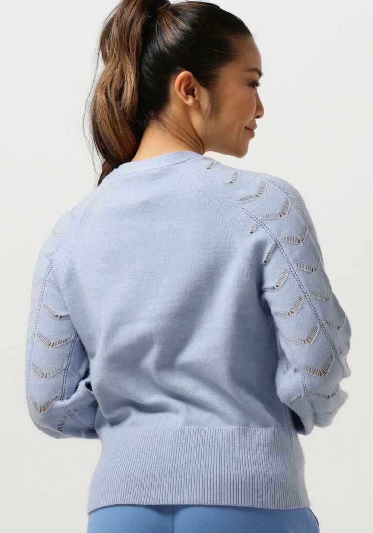 OBJECT lichtblauwe object vest objeva l/s knit cardigan