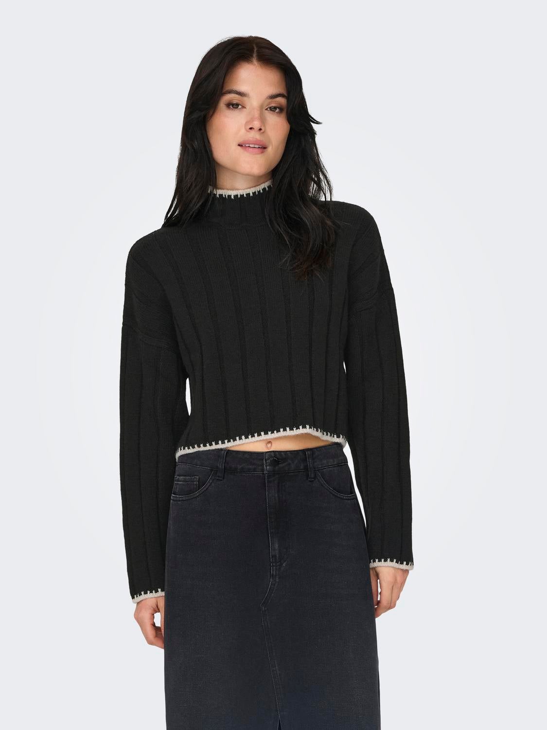ONLCHICK Strickpullover Black