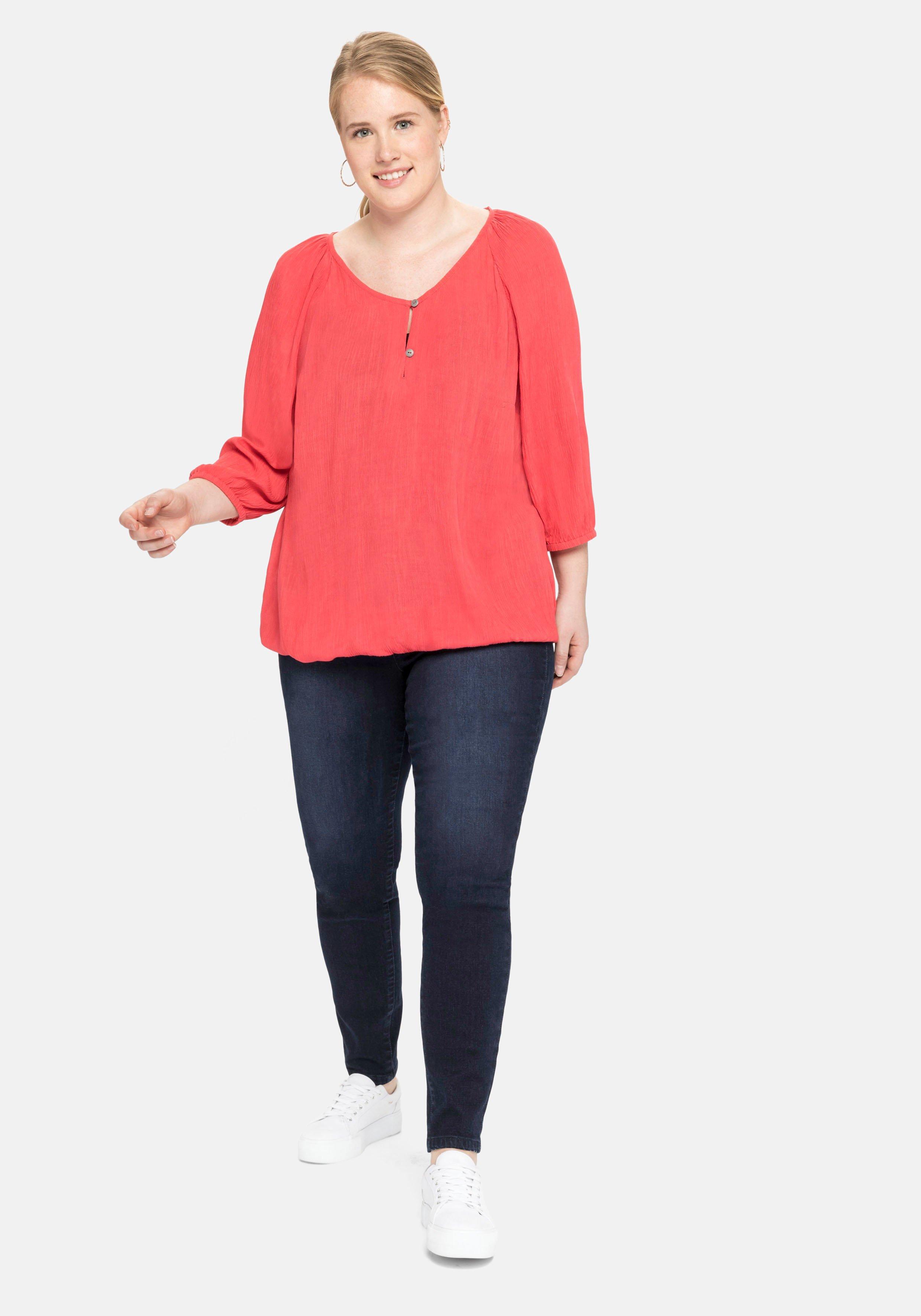 Skinny Jeans mit Gummibund und Push-up-Effekt
