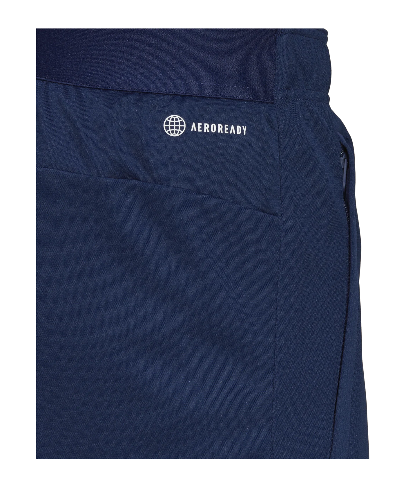 adidas Logo Trainingsshort Blau Weiss