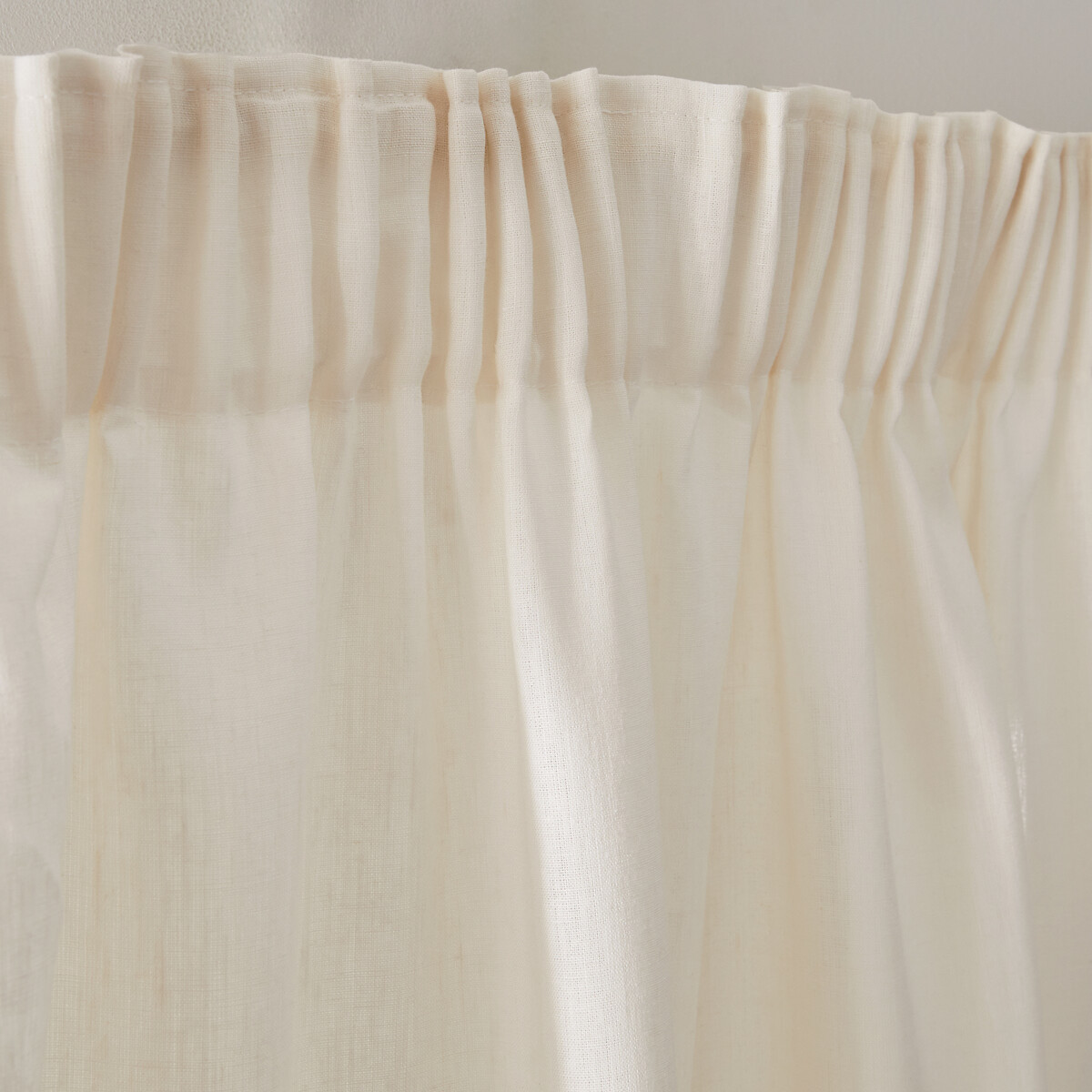 LA REDOUTE INTERIEURS<br>Cortina de linho lavado Onega