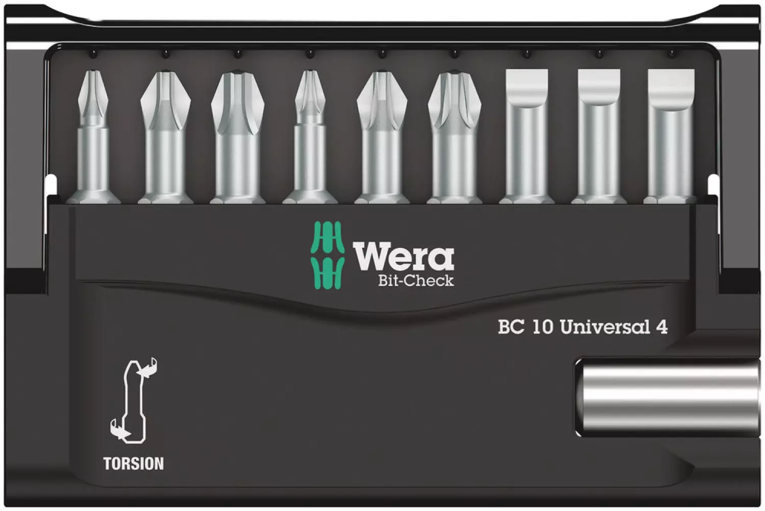 Wera 5056159001 10-delige Bit-Check Universal Bitset