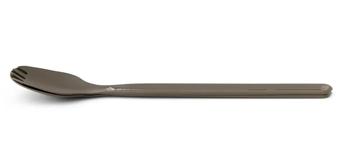 Sea To Summit Frontier Ul Cutlery Set 2pc Long Handle Spoon And Spork Aluminium