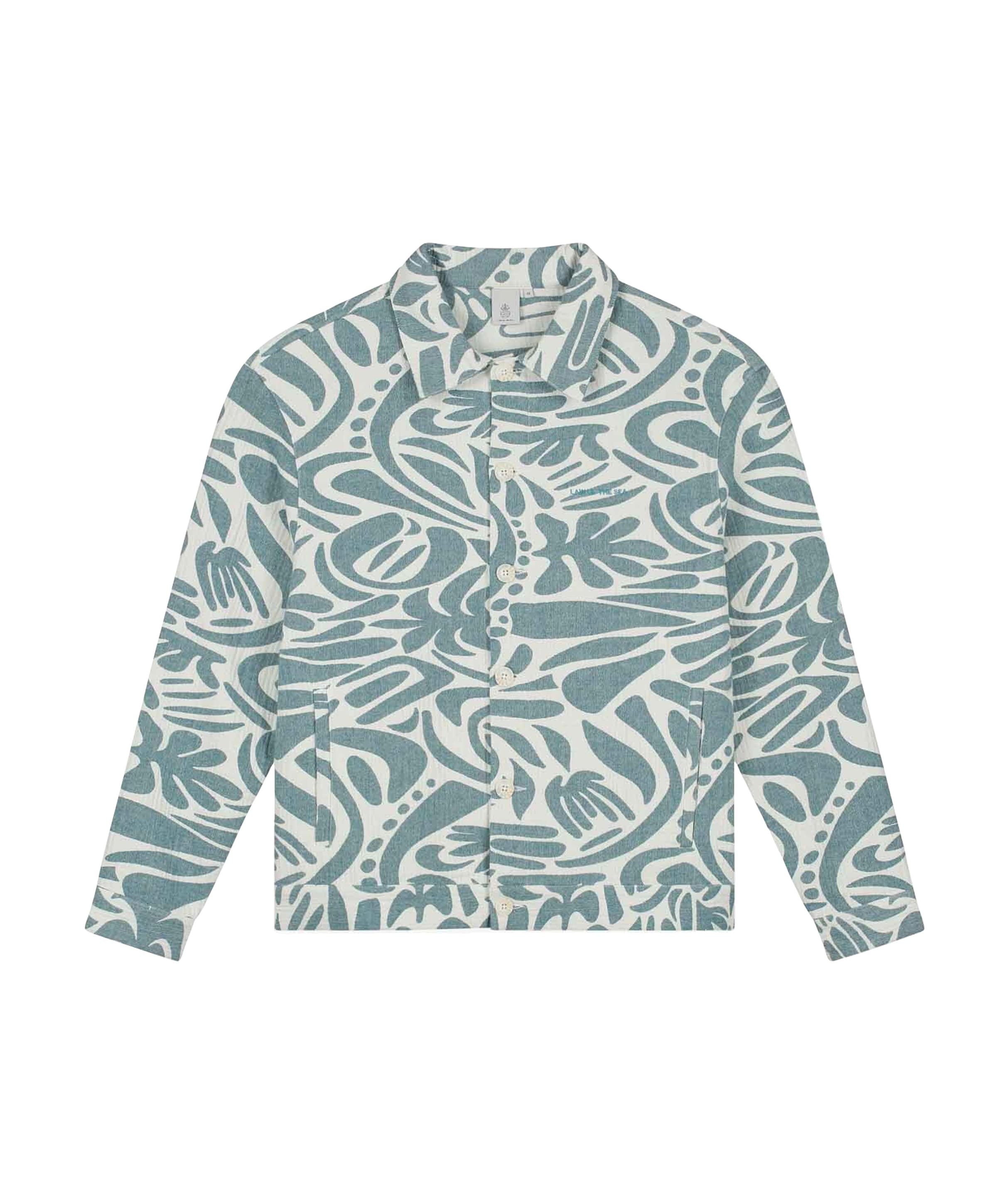 Law of the Sea Heren overshirt groen