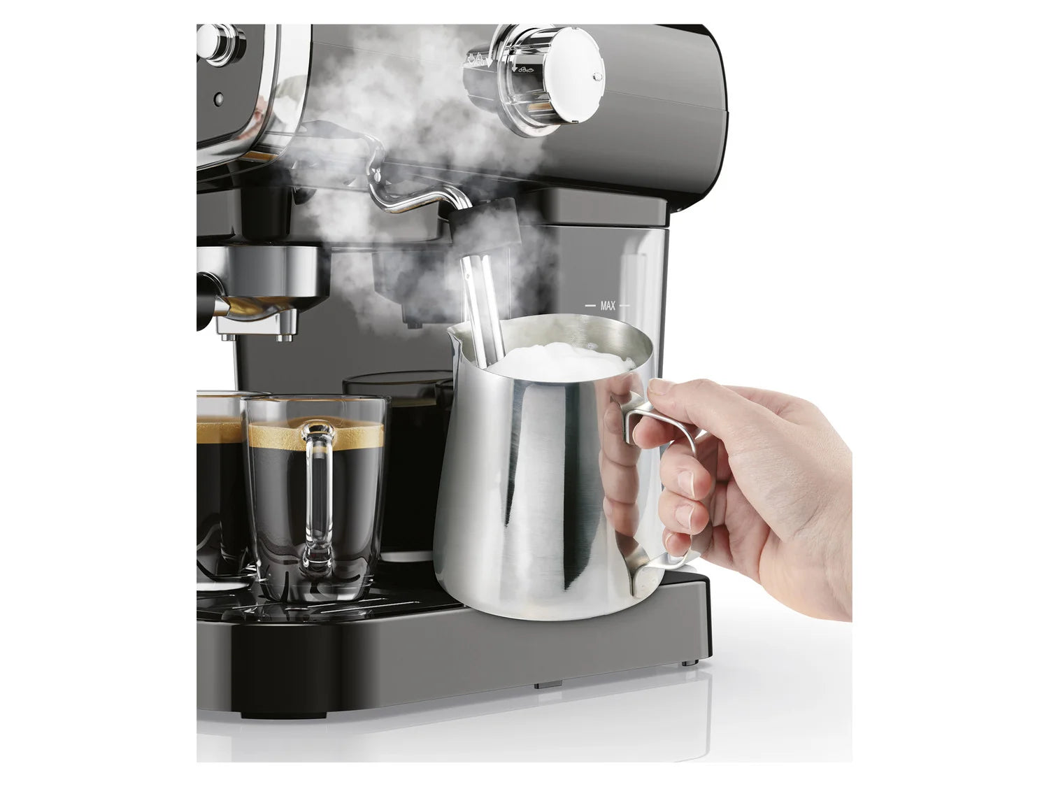 SILVERCREST&reg; KITCHEN TOOLS &raquo;SEM 1050 A2&laquo; espresso machine with portafilter system