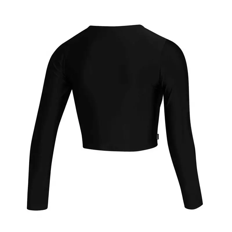 Lycra femme MYSTIC Sunn L/S Crop Rashvest Black