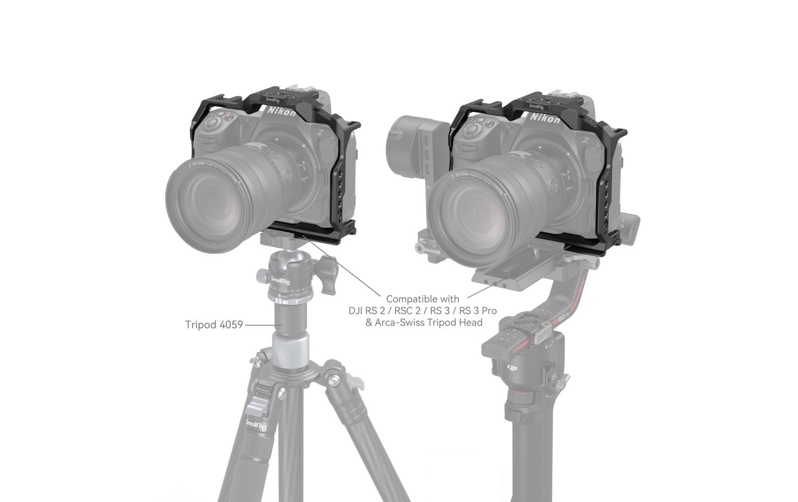 Cage Nikon Z 8Kamerakäfig zum Schutz der Kamera und zur Befestigung von Zubehör