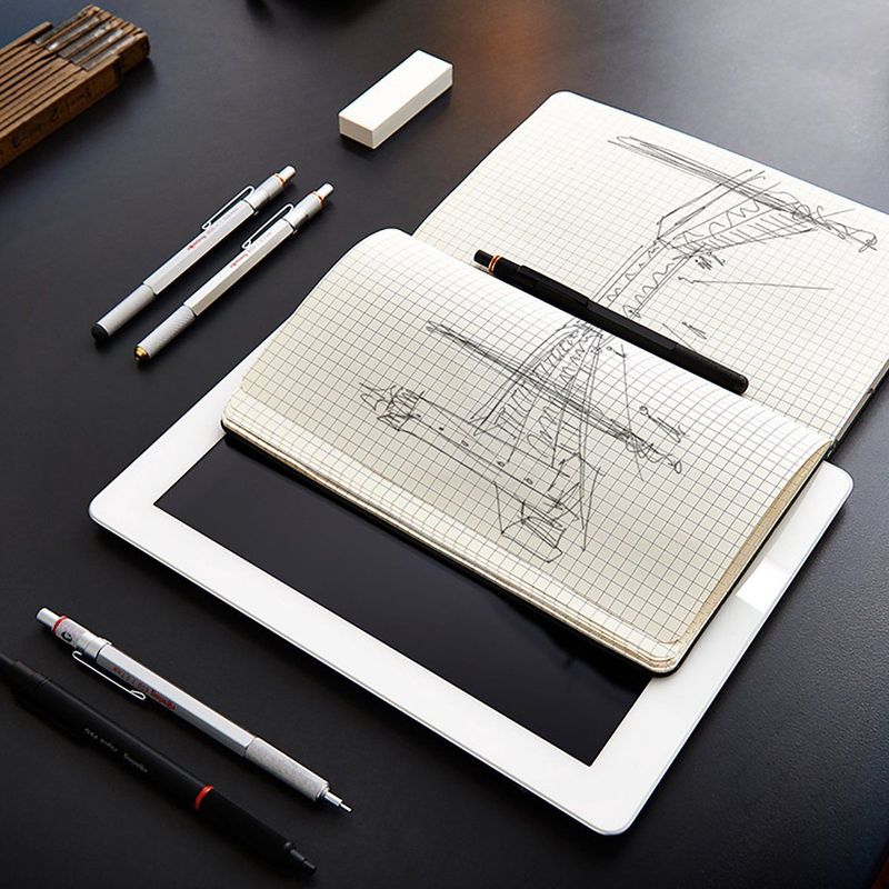 rOtring - 800 Black PLC - Vulpotlood - Zwart - Metaal - 0.7mm