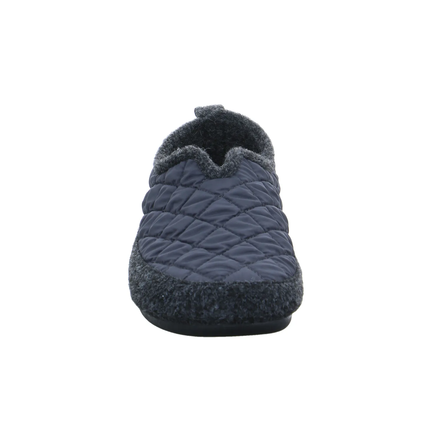 VAN DER LAAN Winter-Hausschuhe Grau Textil