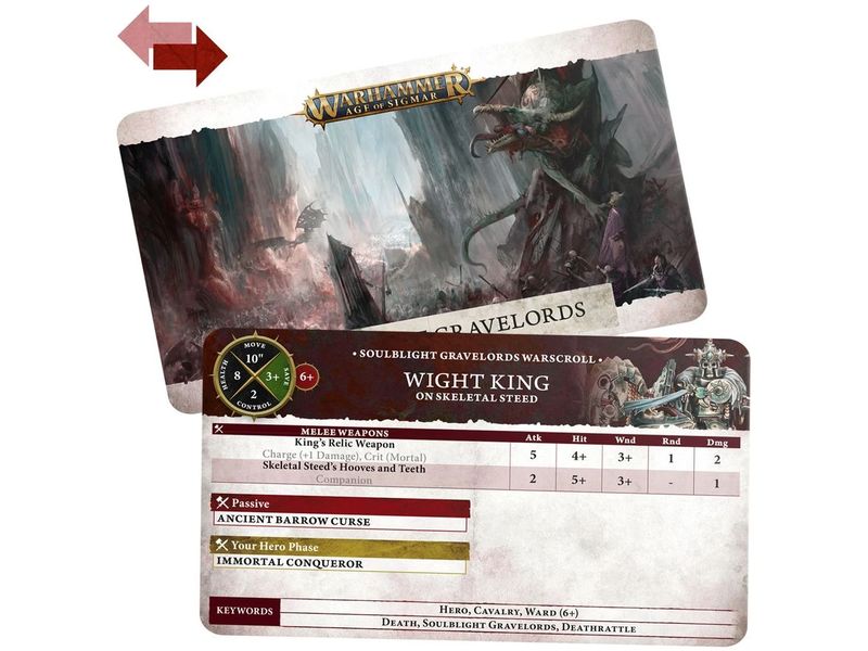 Games Workshop Figuren Starterset Warhammer AoS Armeeset de Warhammer Age of Sigmar, Soulblight Gravelords: Deathrattle Army Set, EN
