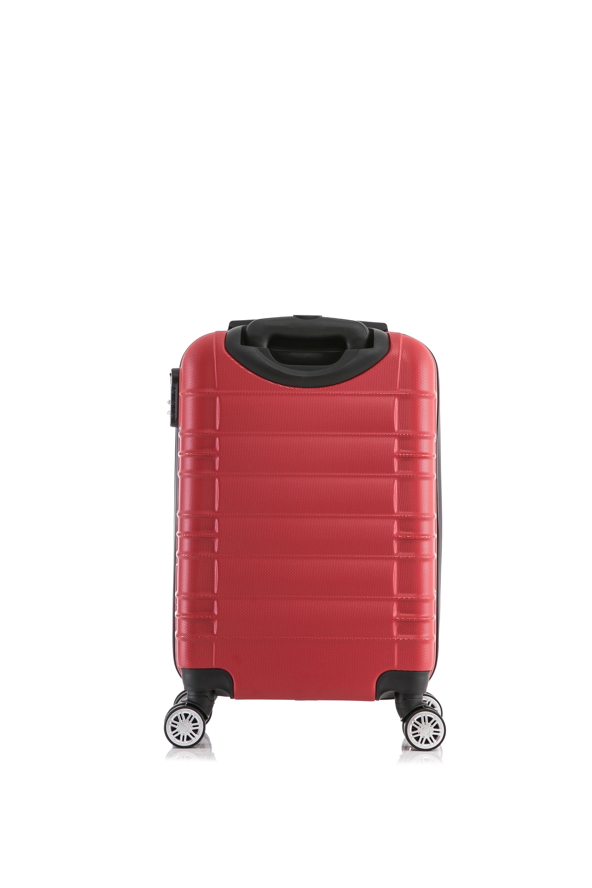 Reisekoffer Hartschalenkoffer AVA 3er Set rot