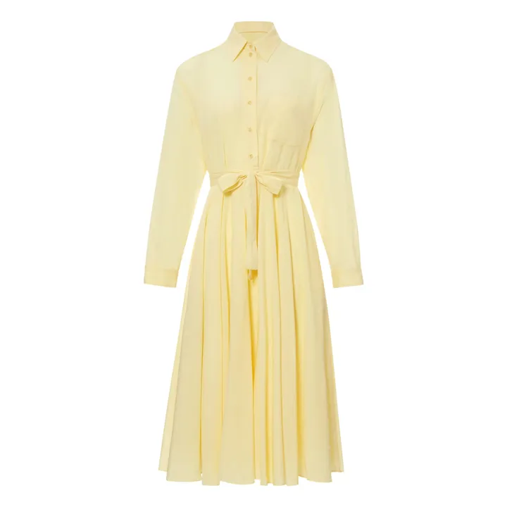Laurence Bras Robe Corolle Pois | Jaune