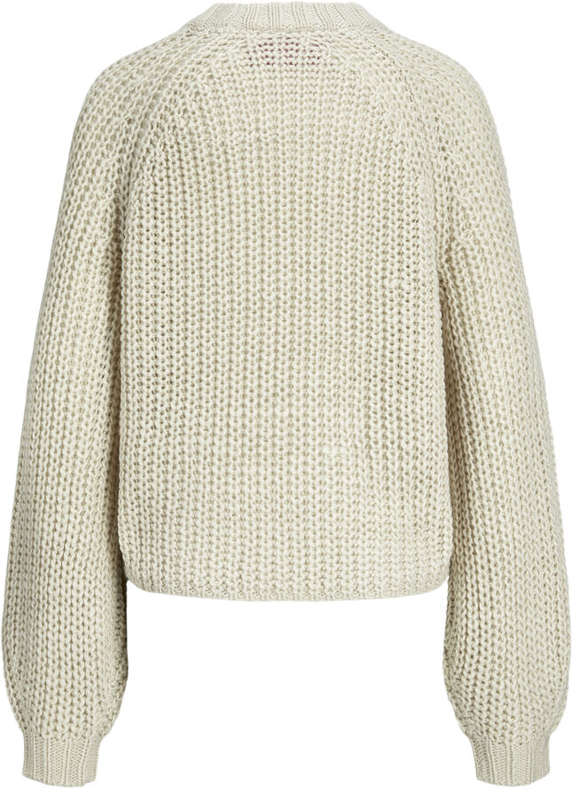JJXX JXKELLY CHUNKY CREW NECK KNIT SN Bone white