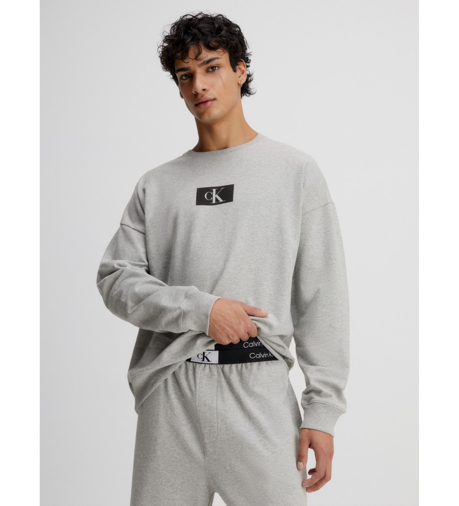 Moletom Calvin Klein Ck96 cinza