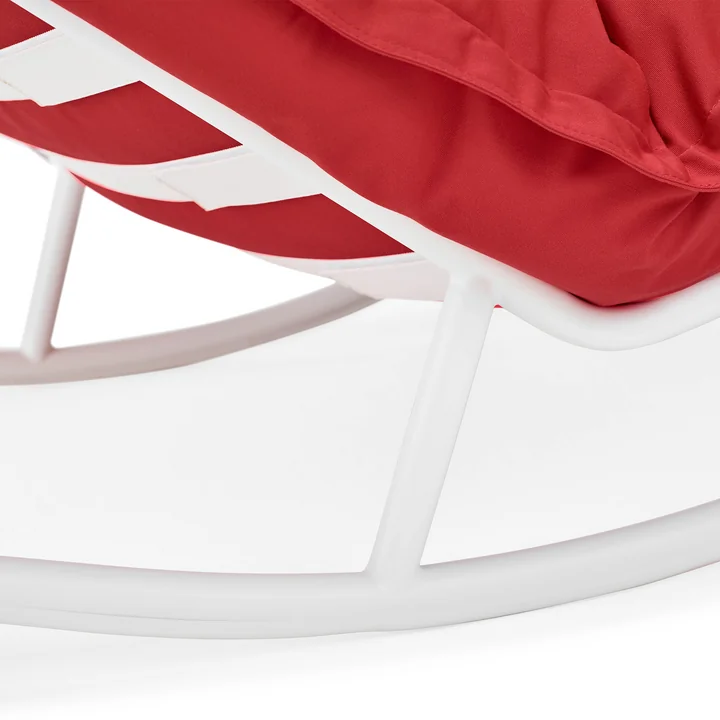 Fatboy - Rock 'n' Roll Lounge Chair, schwarz   Original Outdoor Sitzsack, rot