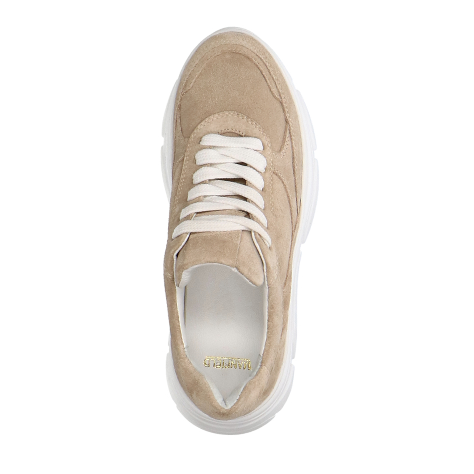 Beige suède sneakers