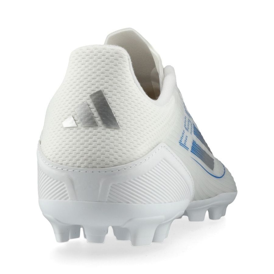 adidas F50 League 2G/3G AG Polar Victory - Blanc/Argenté/Bleu