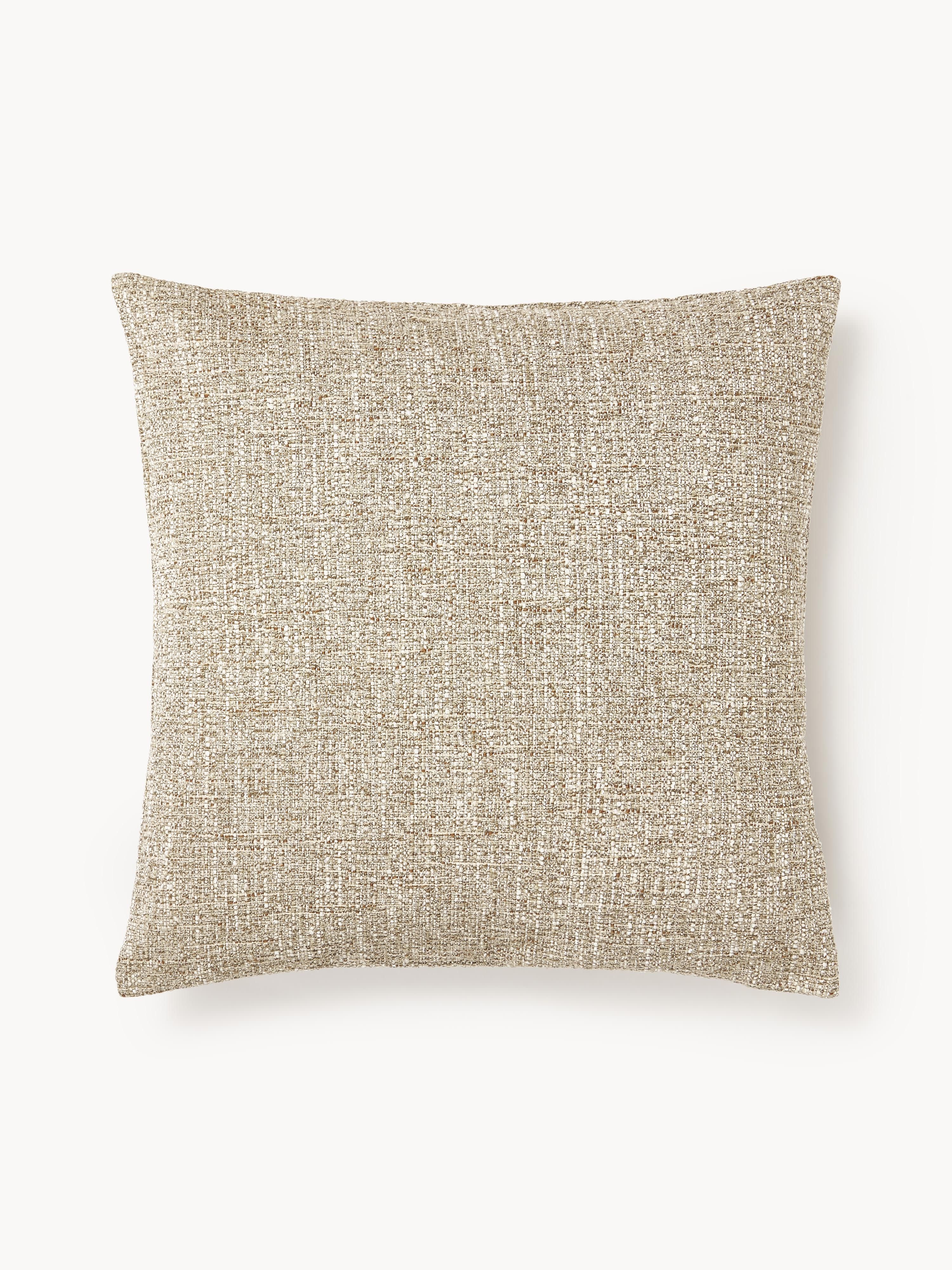 Bouclé kussenhoes Talea