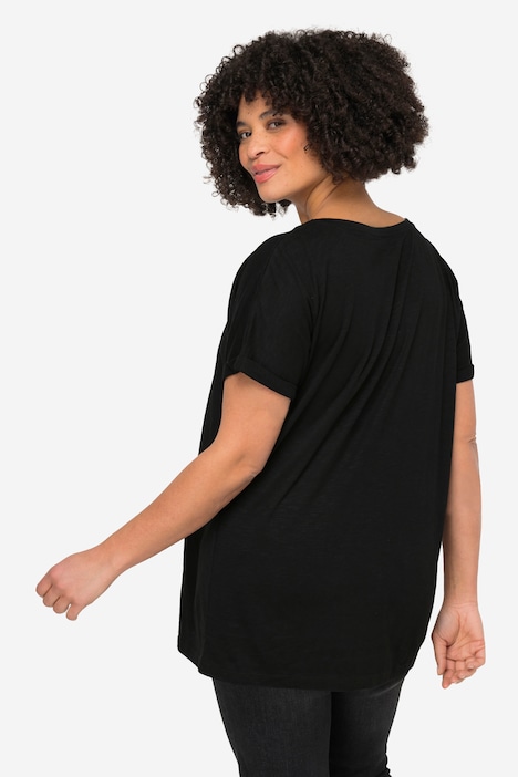 T-Shirt, Rundhals, Halbarm