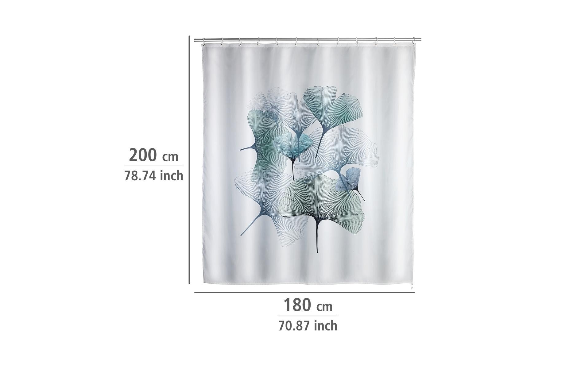 WENKO Duschvorhang »Ginkgo Anti-Schimmel« Breite 180 cm