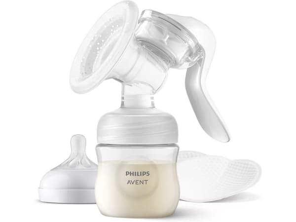 Philips AVENT SCF430/20 Manuell brystpumpe, Manuell, Gjennomsiktig, Hvit