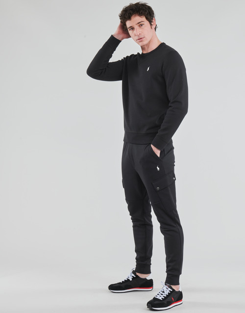 Polo Ralph Lauren - SWEATSHIRT COL ROND EN JOGGING DOUBLE KNIT TECH LOGO PONY PLAYER Negro