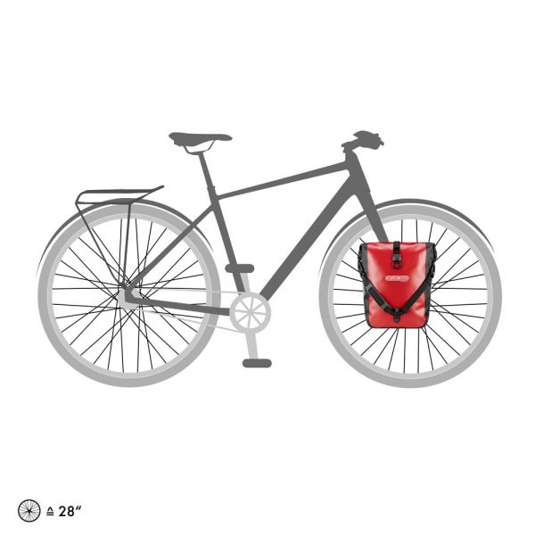 Ortlieb Sport-Roller Classic Red Taskesæt, 2 x 12.5L
